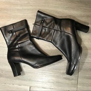 Alfani Black Miranda Leather Boots size 10M